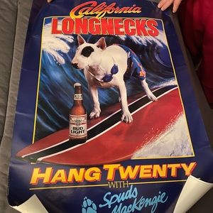 Spuds Mackenzie Vintage Poster